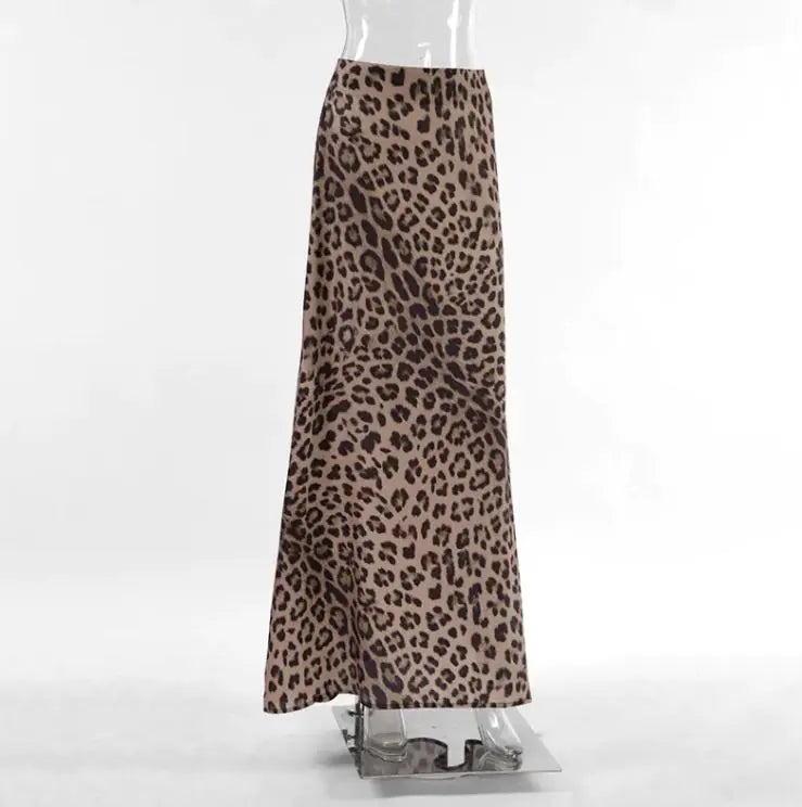 Leopard Mermaid Dress Women's Style