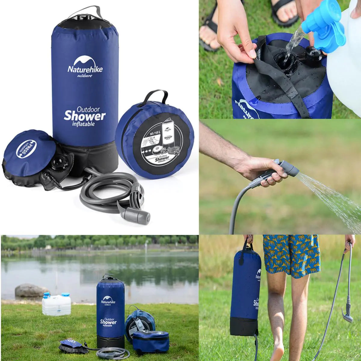 Shower Strap for Camping and Outdoor Use