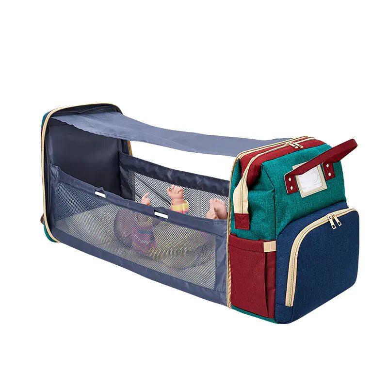 Upgraded Waterproof Oxford Fabric USB Charging Diaper Bag