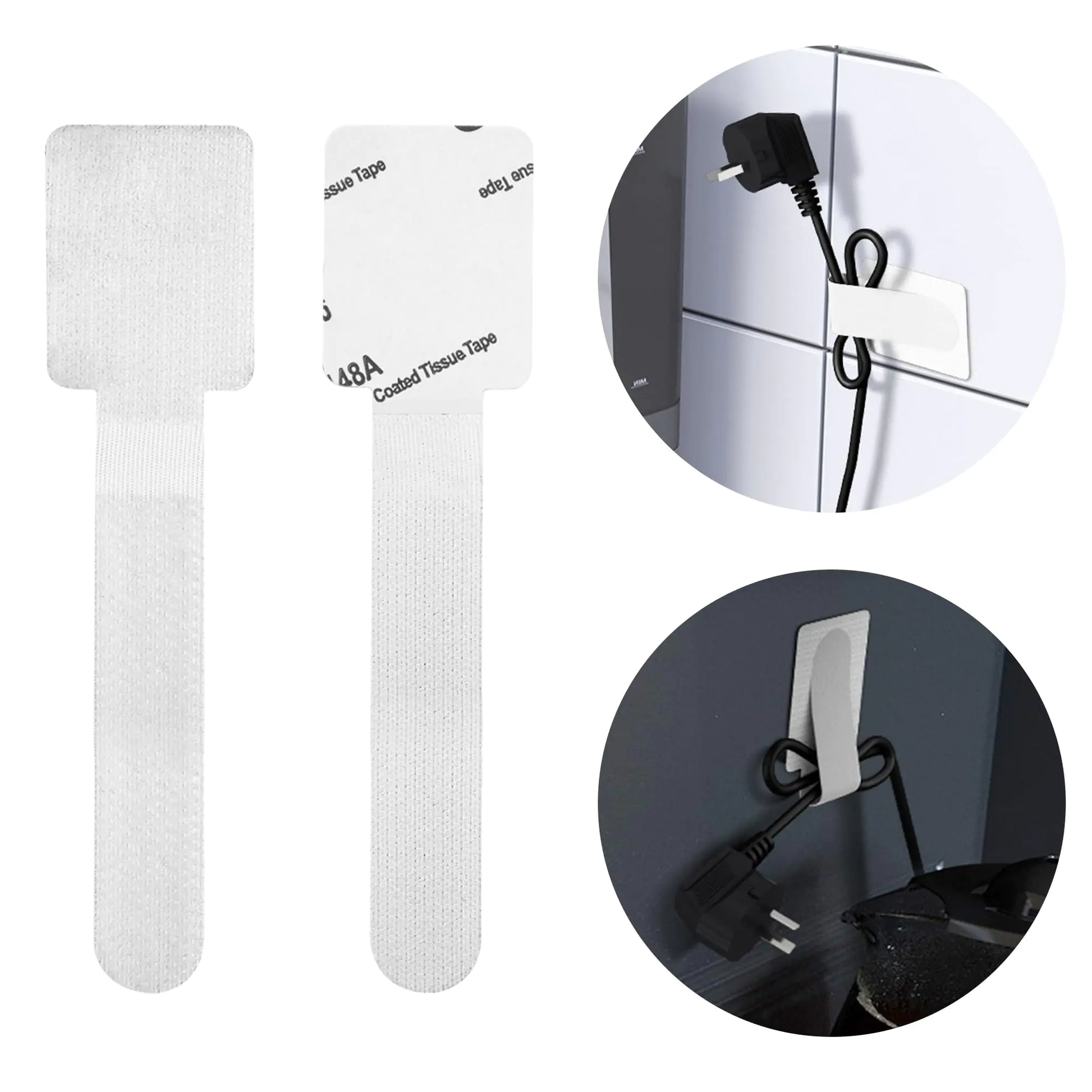 Nearockle 20Pc Strong Adhesive Cable Managers for Kitchens