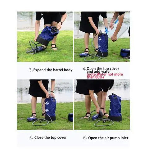 Shower Strap for Camping and Outdoor Use