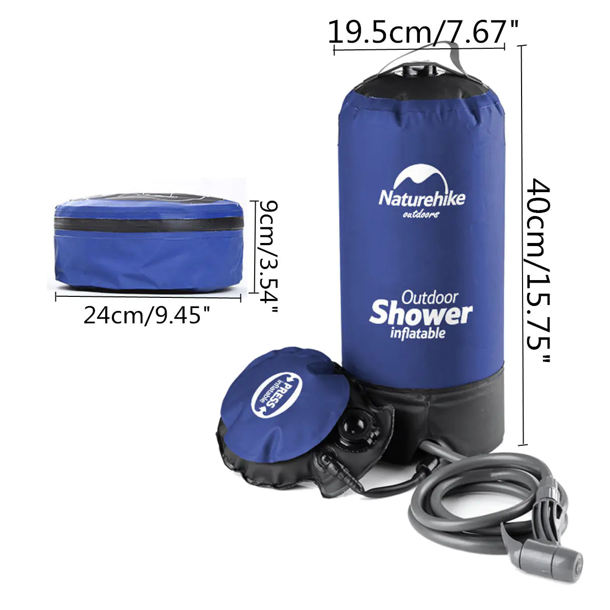 Shower Strap for Camping and Outdoor Use